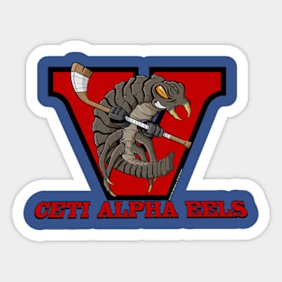 Ceti alpha eels Sticker